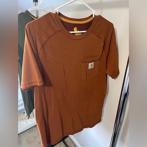 Burnt orange carhartt force tshirt